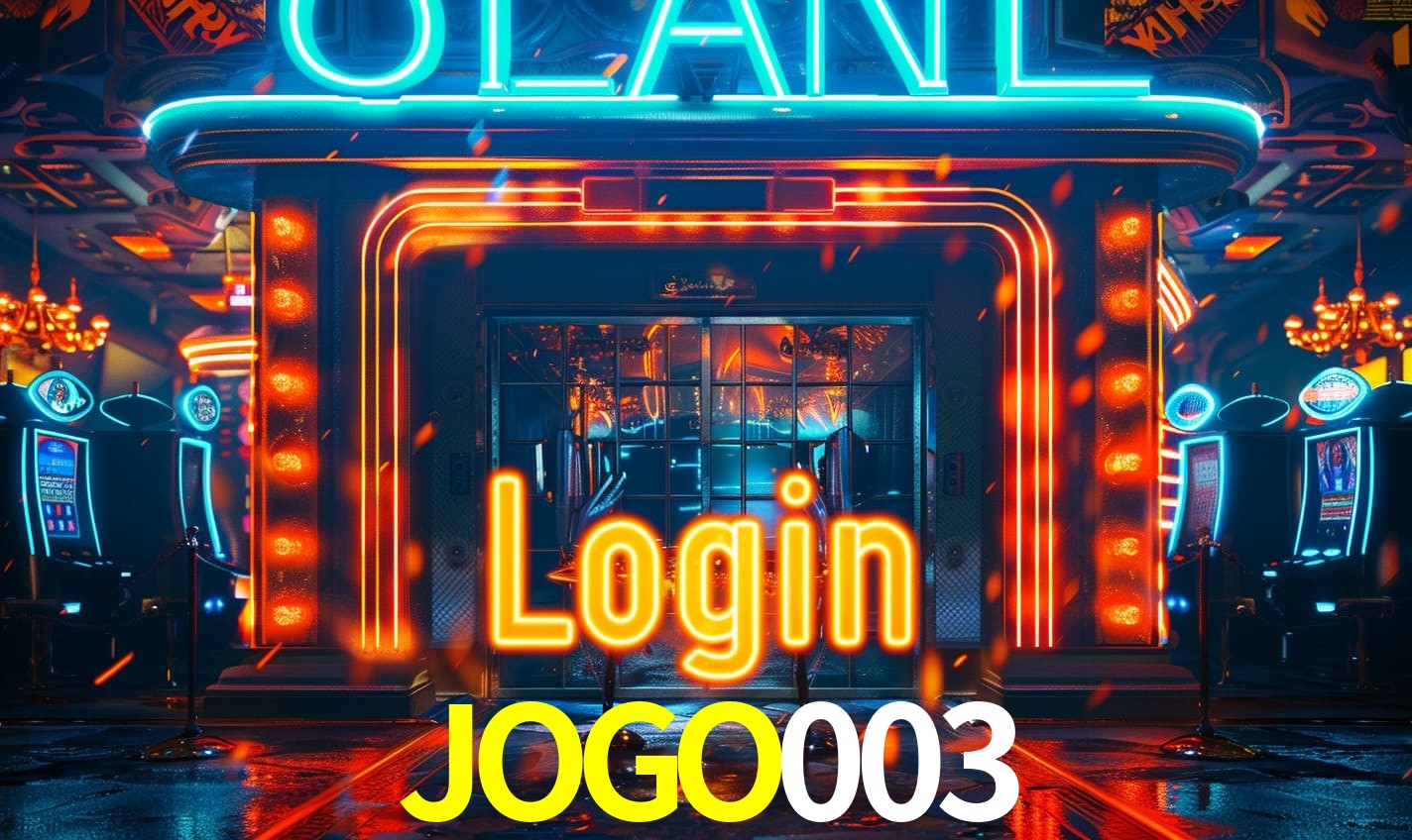 Login no Cassino JOGO003